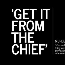 ‘Get it from the chief’ | Part 3
