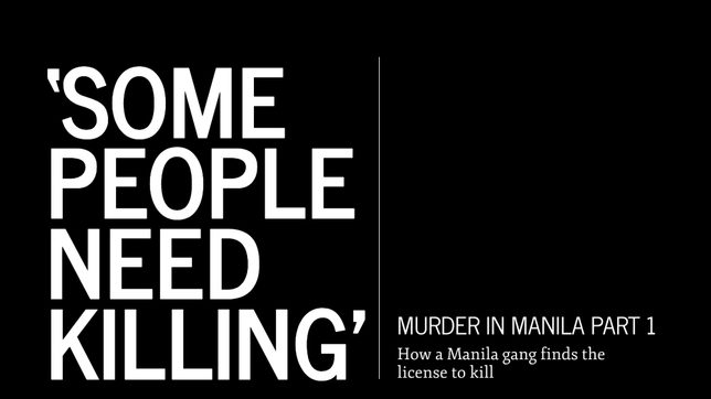 ‘Some People Need Killing’ | Part 1
