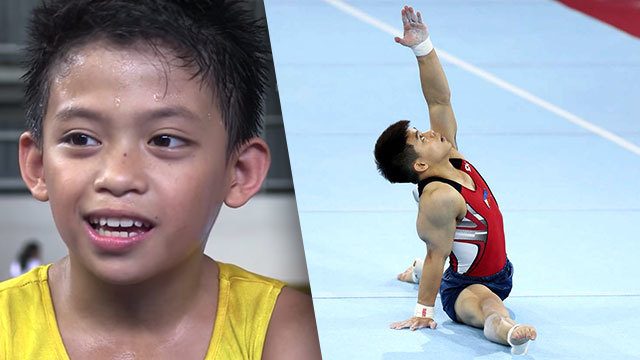 WATCH: A bubbly 12-year-old Carlos Yulo shares his medal hopes