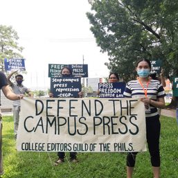 Campus press also under attack, says Cebu student activist