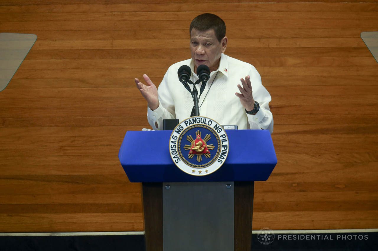 Duterte repeats threat of war with China, refuses to assert West PH Sea rights