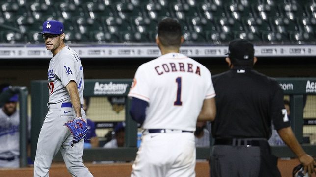 Tempers flare between Dodgers and sign-stealing Astros