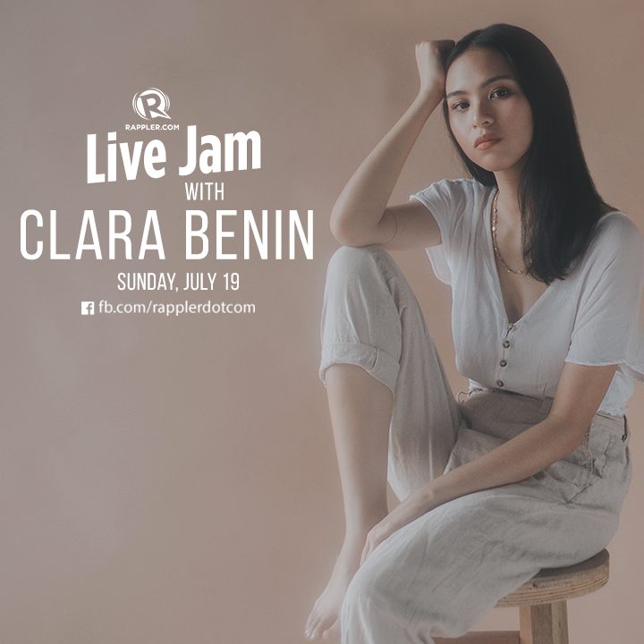 [WATCH] Rappler Live Jam: Clara Benin