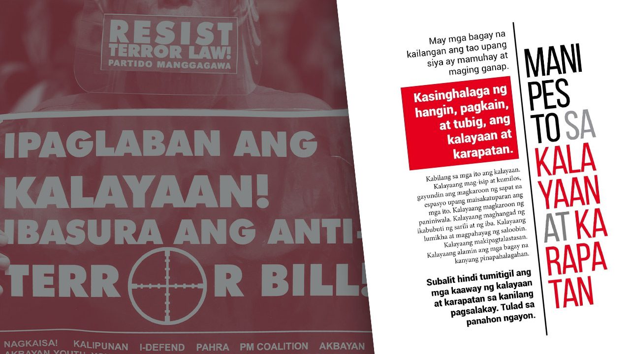 Filipinos band together against looming anti-terror law