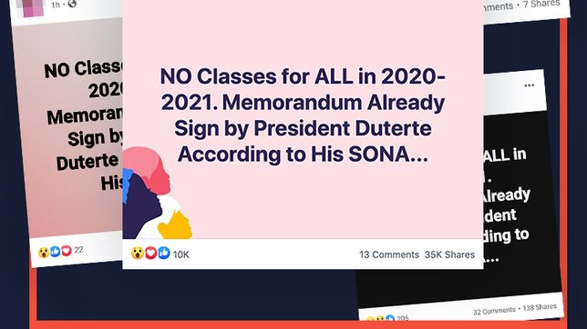 FALSE: ‘No classes for all’ in 2020-2021