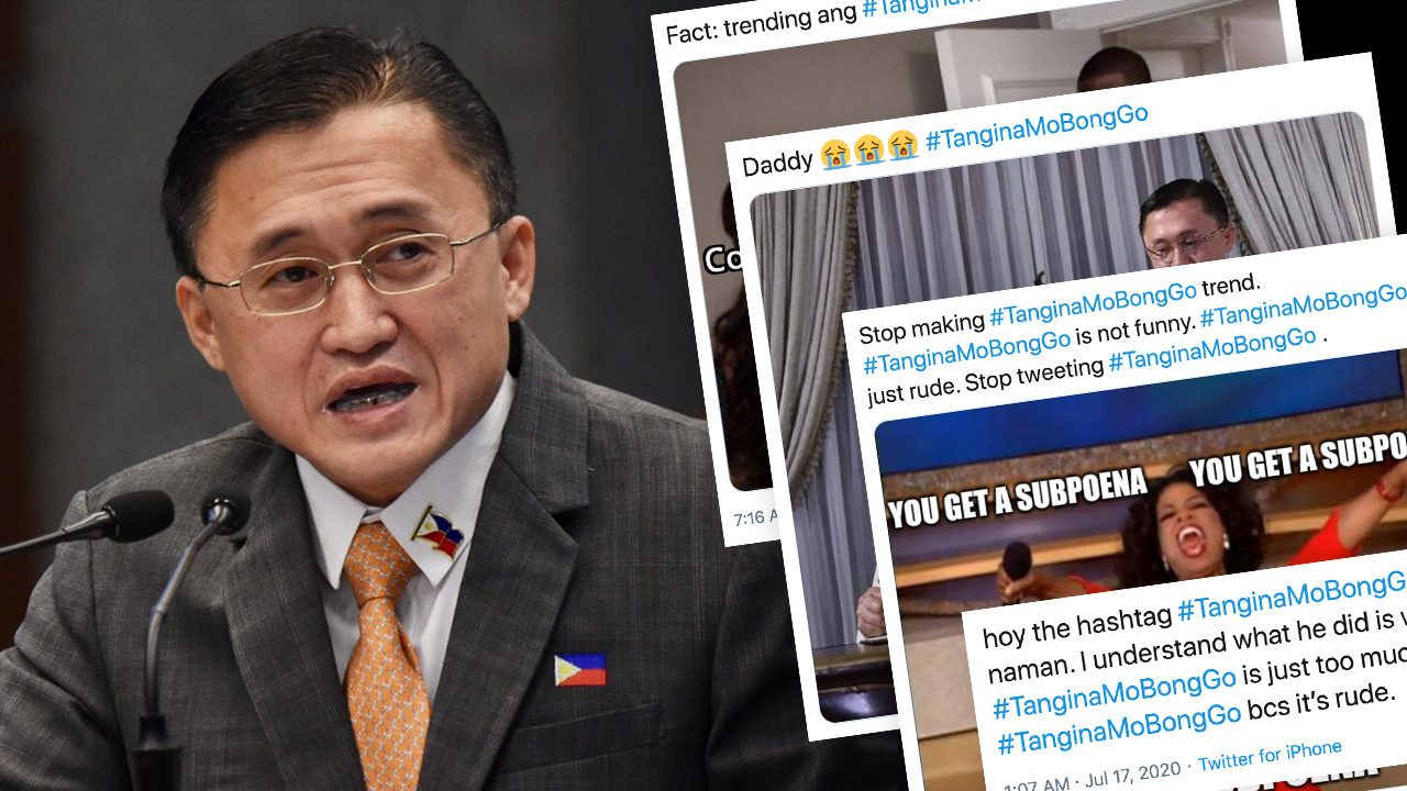 Filipinos online curse Senator Bong Go after NBI probe into critics’ posts