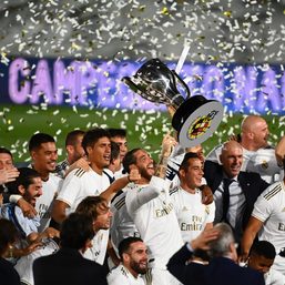 Real Madrid bags 34th La Liga title with game to spare
