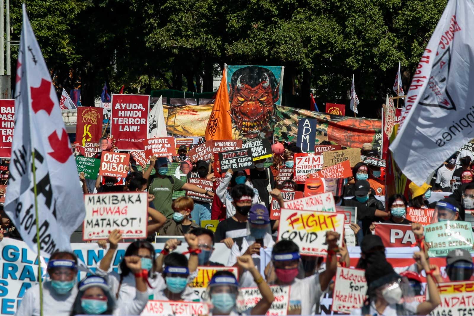 Dissent nears boiling point in Duterte’s SONA 2020