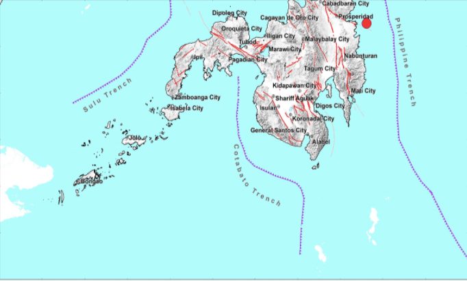 Magnitude 5.7 earthquake strikes off Surigao del Sur