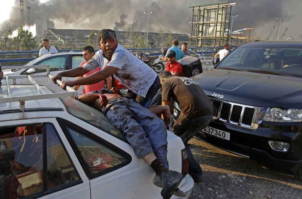 Apocalyptic scenes as blasts ravage Beirut