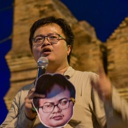 Thai activist joins protest following sedition charges