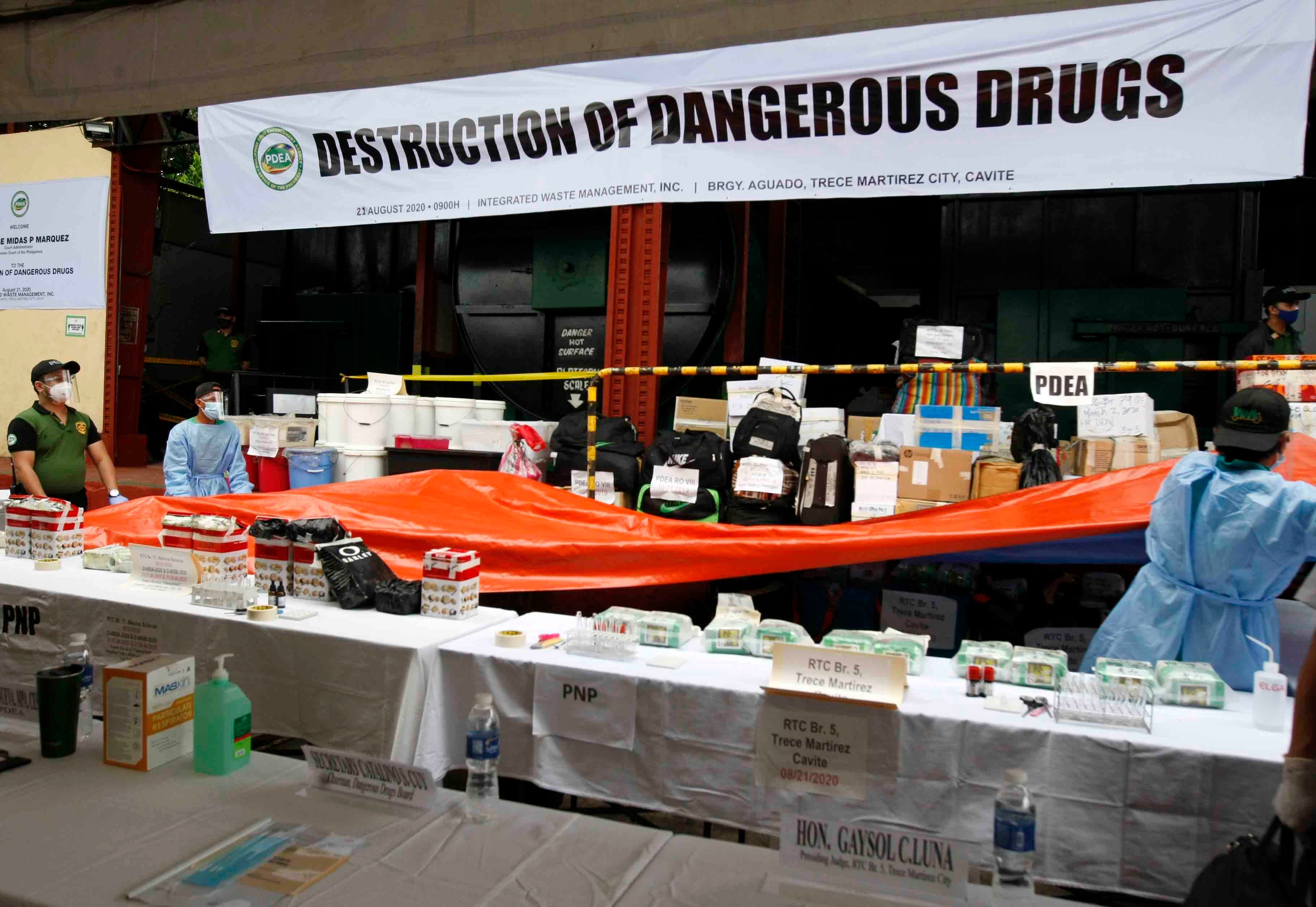PDEA destroys P13B worth of accumulated illegal drug evidence