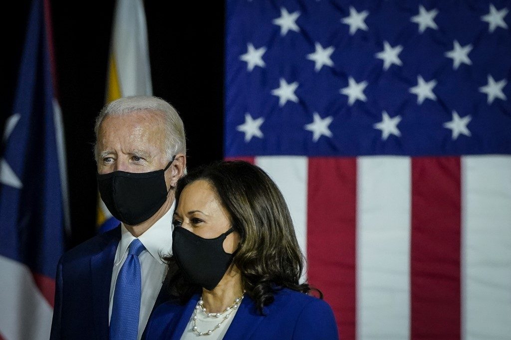 Biden, Harris focus White House campaign on virus crisis