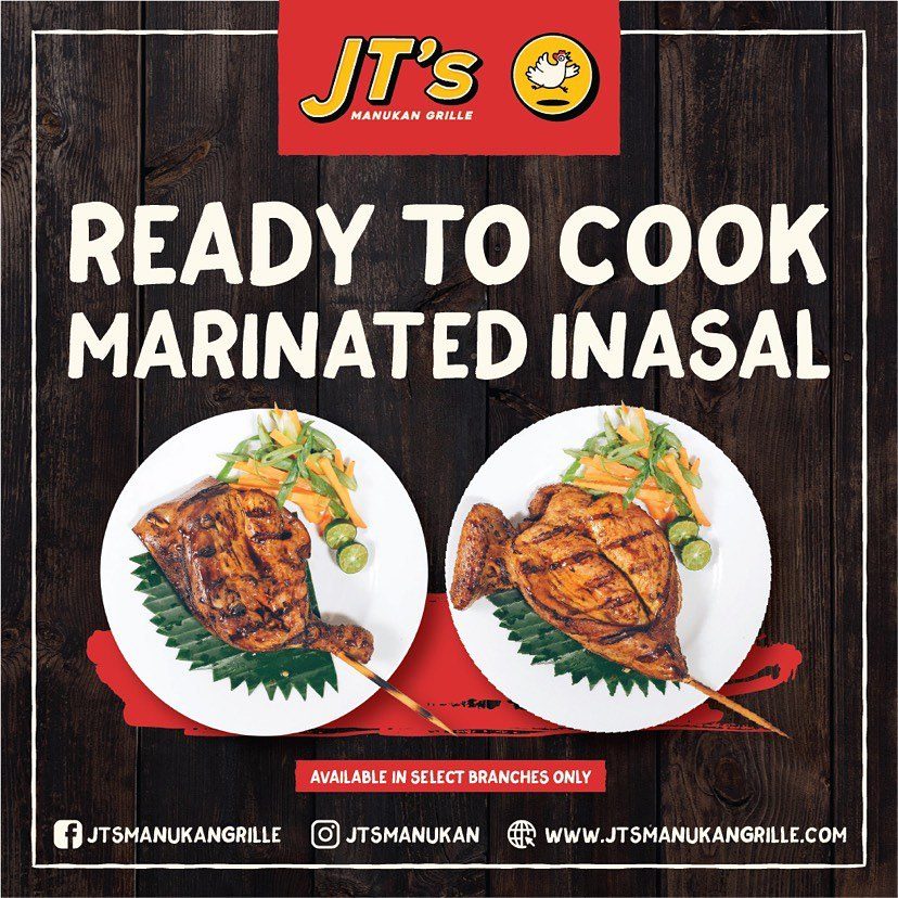 JT’s Manukan now offers ready-to-cook chicken inasal