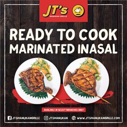 JT’s Manukan now offers ready-to-cook chicken inasal