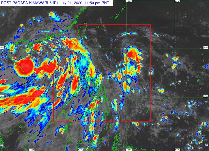Low pressure area now Tropical Depression Dindo