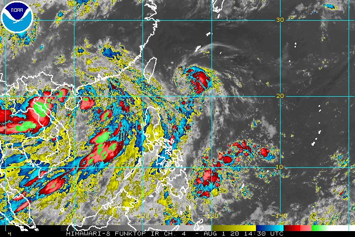 Dindo intensifies into tropical storm
