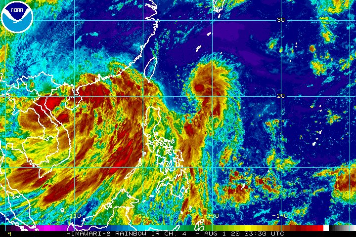 Tropical Depression Dindo unlikely to hit land, but southwest monsoon causing rain