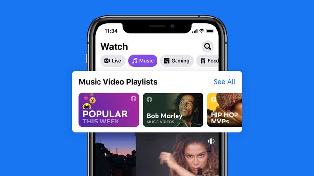 Facebook challenges YouTube with licensed music videos in the US