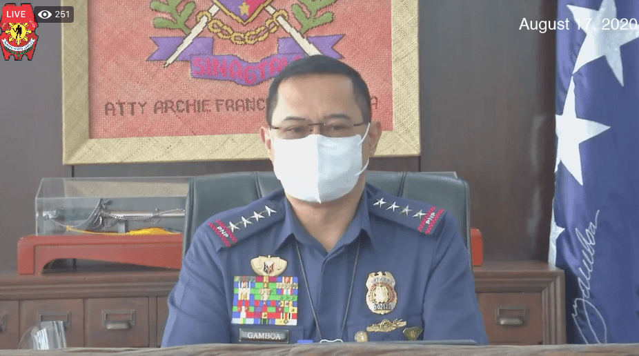 Police chief Gamboa: No party, just ‘dinner’ in Baguio