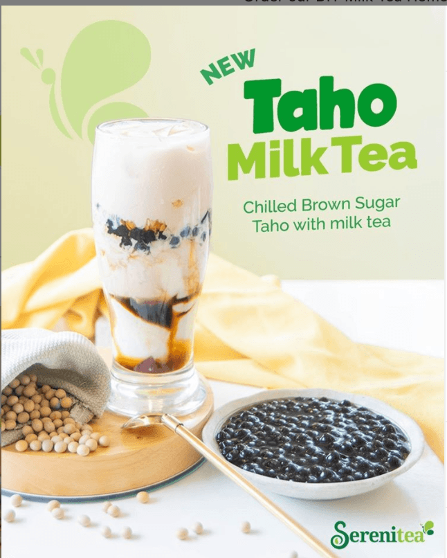 Taho milk tea, taro coconut milk: Serenitea offers new drinks