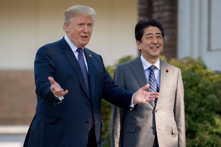 Trump hails Abe as Japan’s best-ever PM