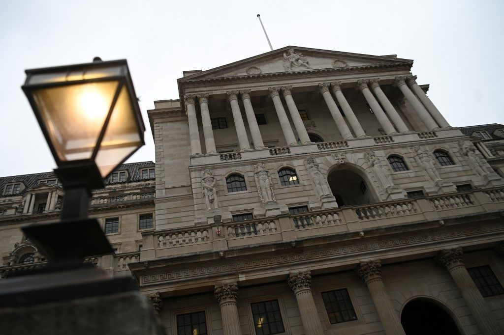 Bank of England sees less severe UK downturn