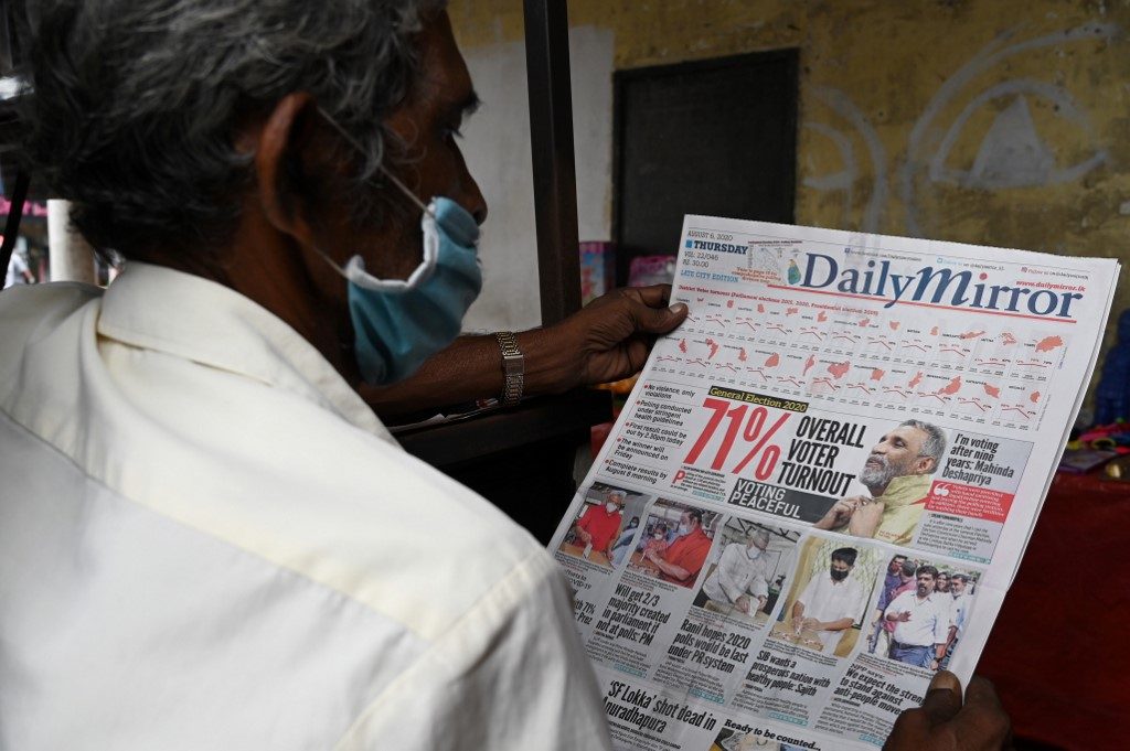 Rajapaksa party on course for big Sri Lanka election win