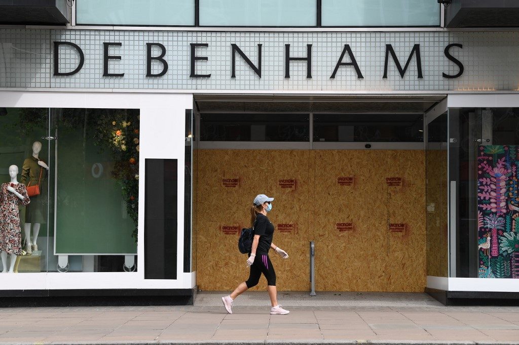 UK department store Debenhams cuts 2,500 jobs