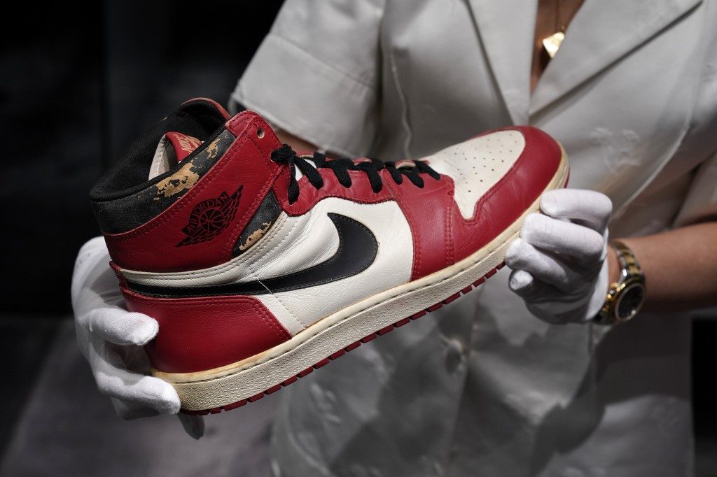 Michael Jordan’s sneakers sell for record-breaking $615,000