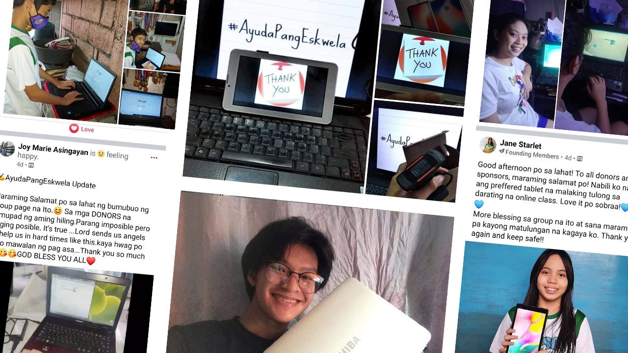#AyudaPangEskwela: Group raises P1 million for students’ gadgets – and counting
