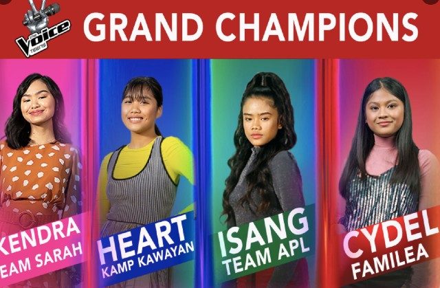‘The Voice Teens Philippines’ season 2 ends with 4 grand champions