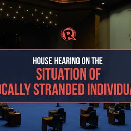 LIVE: House hearing on situation of locally stranded individuals