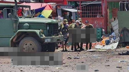 14 people killed, 75 wounded as twin blasts hit Jolo town center