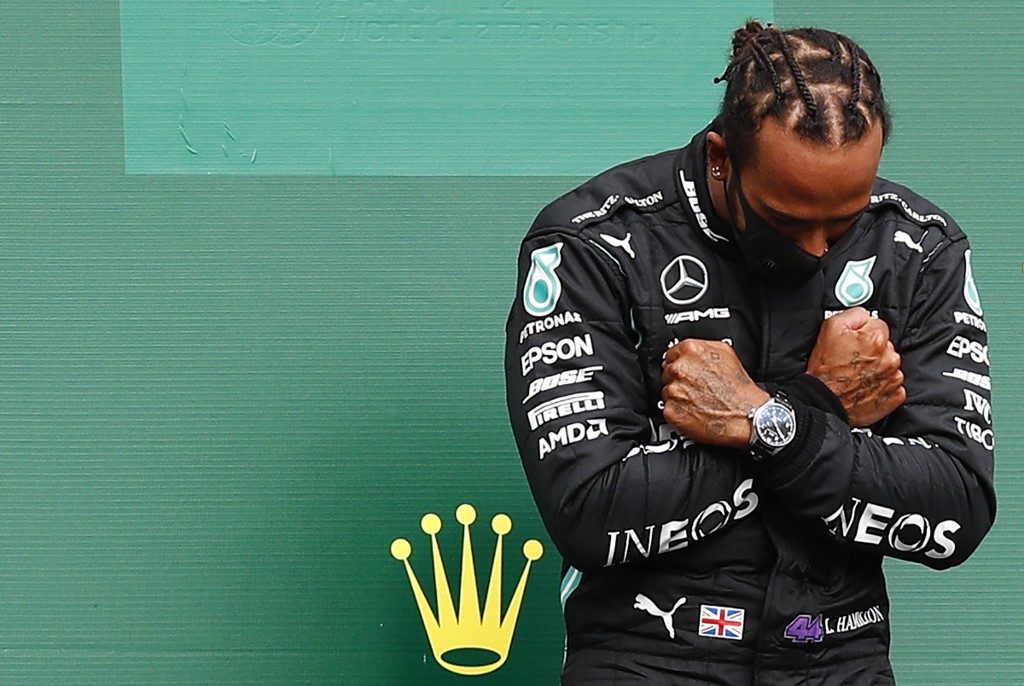 Hamilton memberi hormat kepada Boseman dan menyerukan diakhirinya balapan yang ‘membosankan’