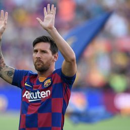 WATCH: Messi, Barcelona sport new away kit