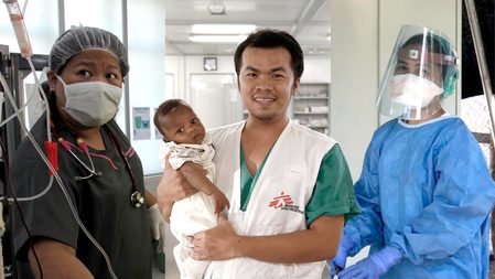 Filipino healthcare workers on the frontlines in Africa