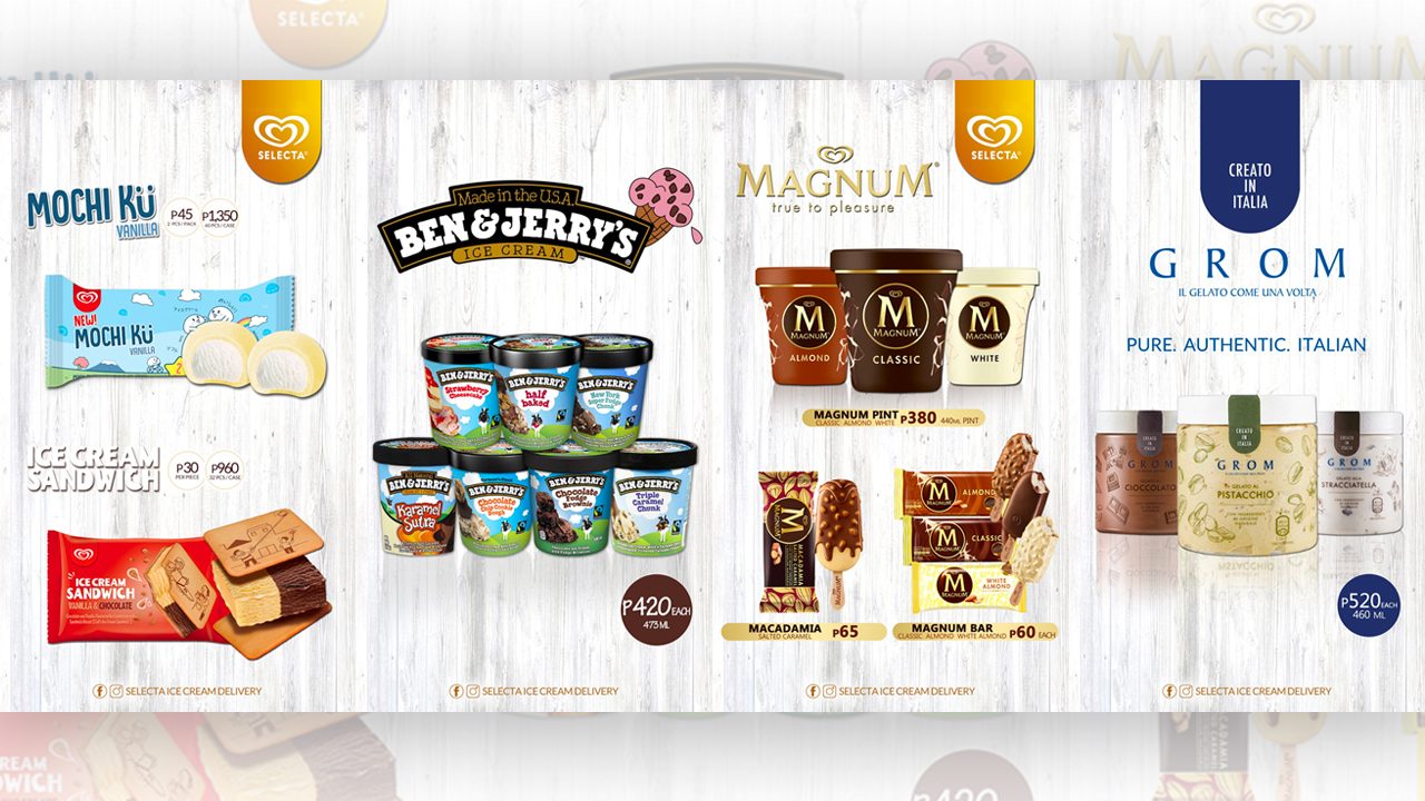 Get your Grom gelato, Ben and Jerry’s, Magnum fix via delivery