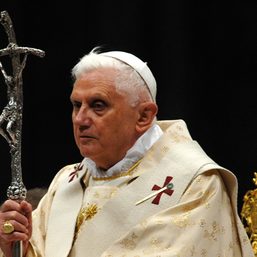 Ex-pope Benedict chides ‘fanatical’ Catholics who reject his resignation