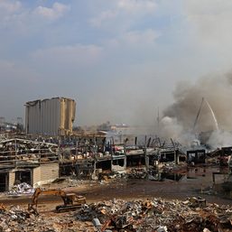 Firefighters put out Beirut blaze but anger smoulders