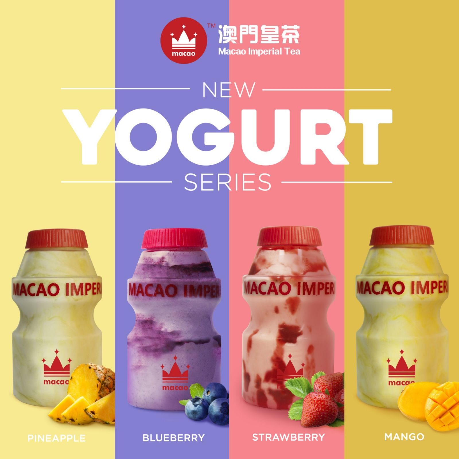 Macao Imperial Tea offers new Yogurt Series drinks