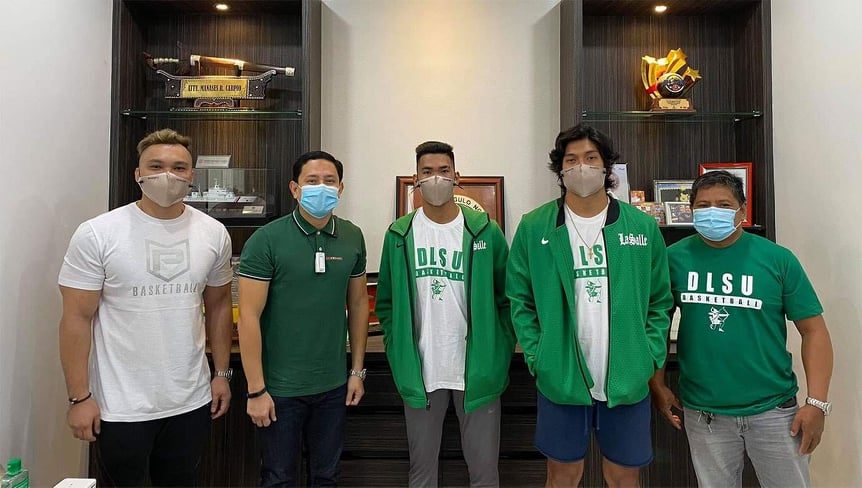 LOOK: Ex-Tigers Mark Nonoy, Deo Cuajao officially join La Salle