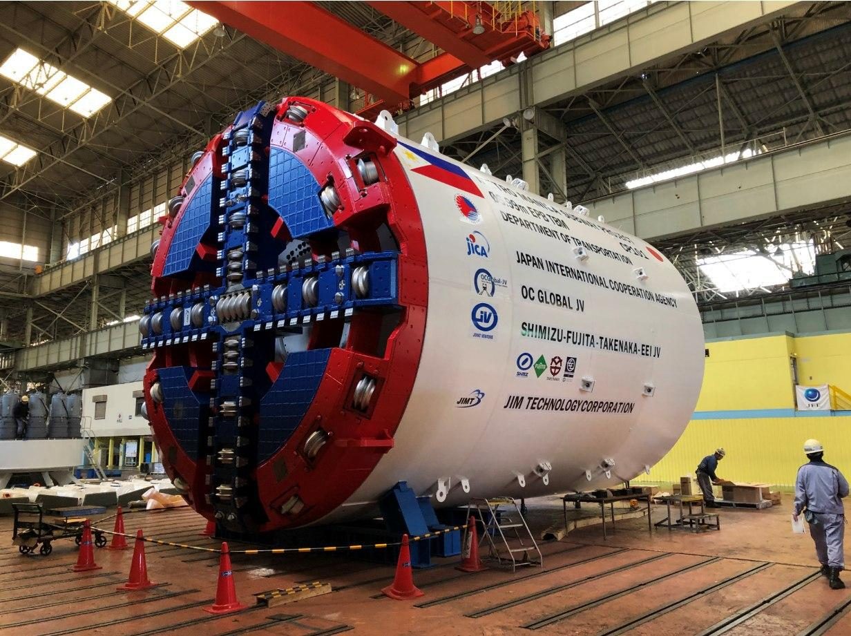 Tunnel boring machines for Metro Manila subway to arrive in early 2021 – DOTr
