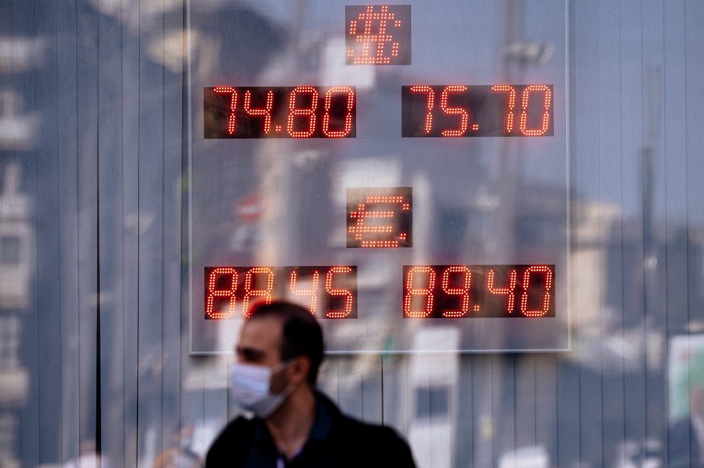 Ruble, stocks fall as Novichok claim hits Russian economy