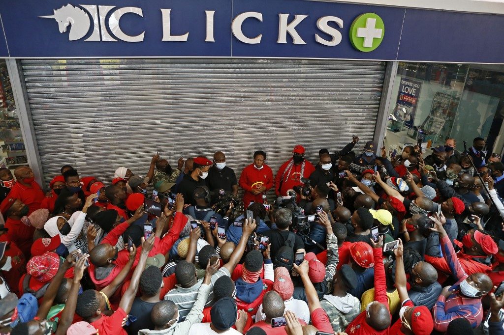 Protests over ‘racist’ ads shut hundreds of South Africa pharmacy branches