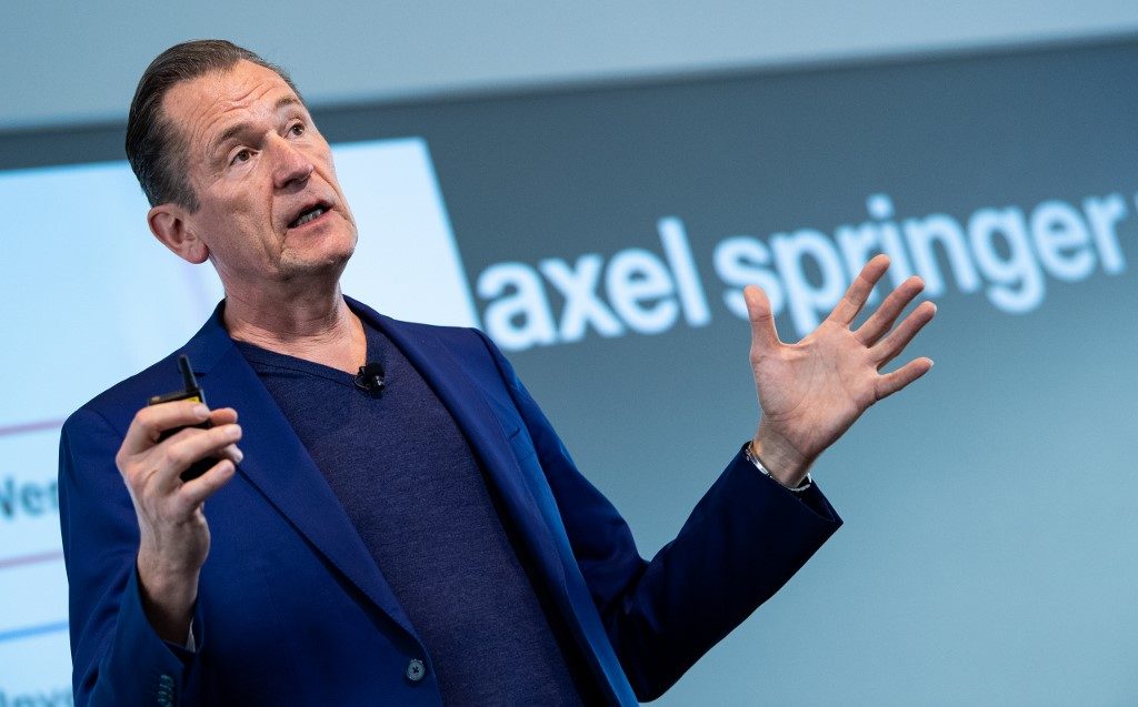 Axel Springer heiress taps successor, gives him shares