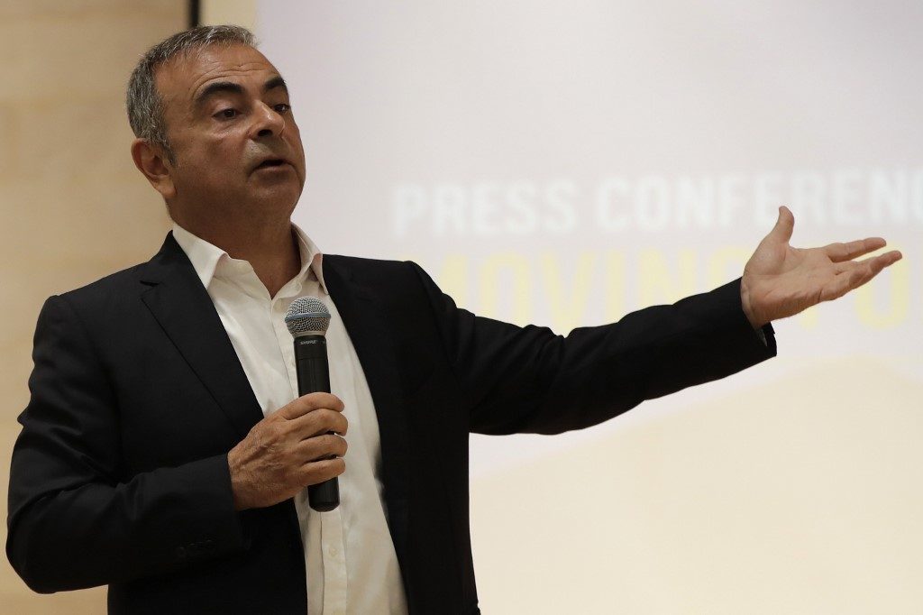 Ghosn makes first public appearance in Lebanon in months