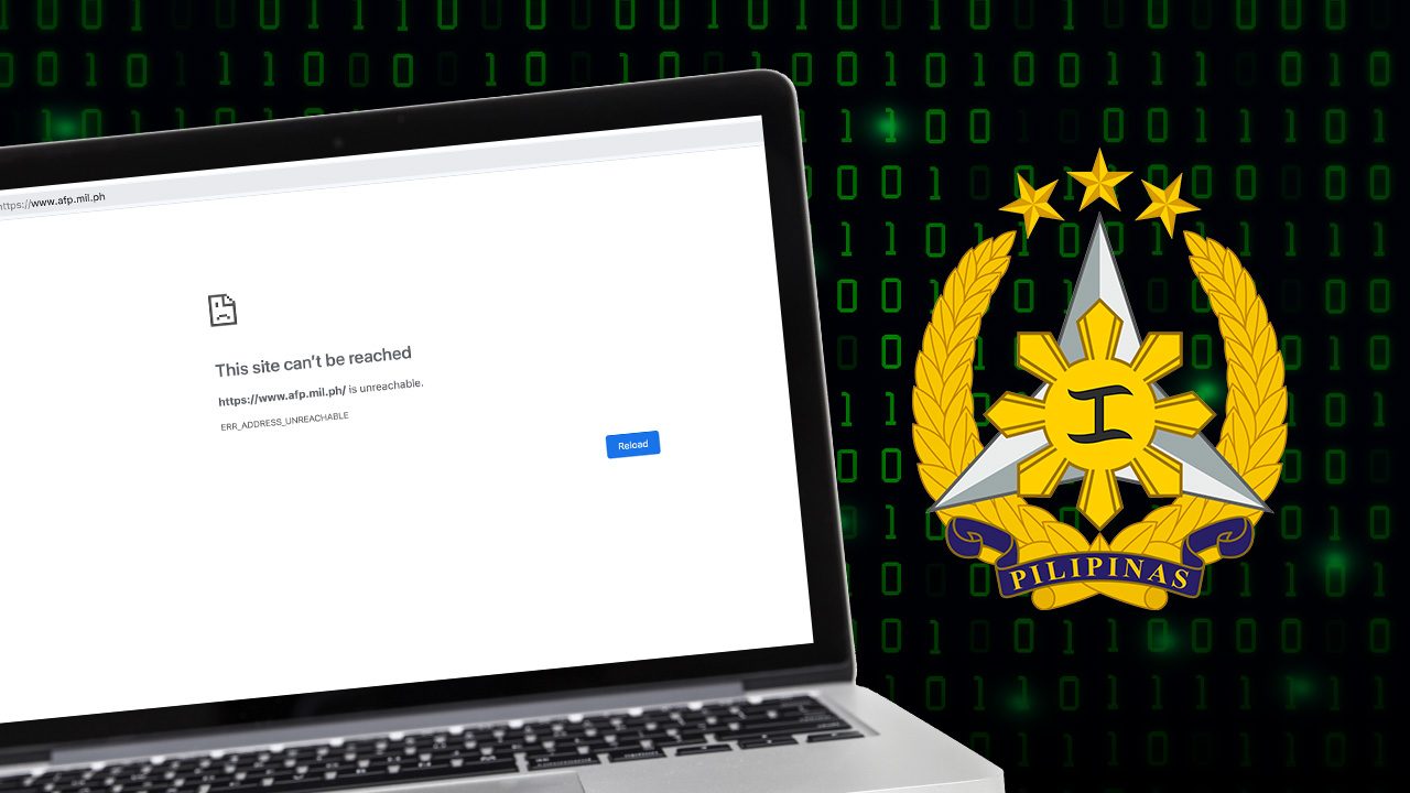 Armed Forces of the Philippines website back online after unexplained outage