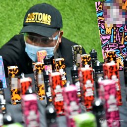 LOOK:  Customs bust vape cartridges with liquid marijuana at NAIA