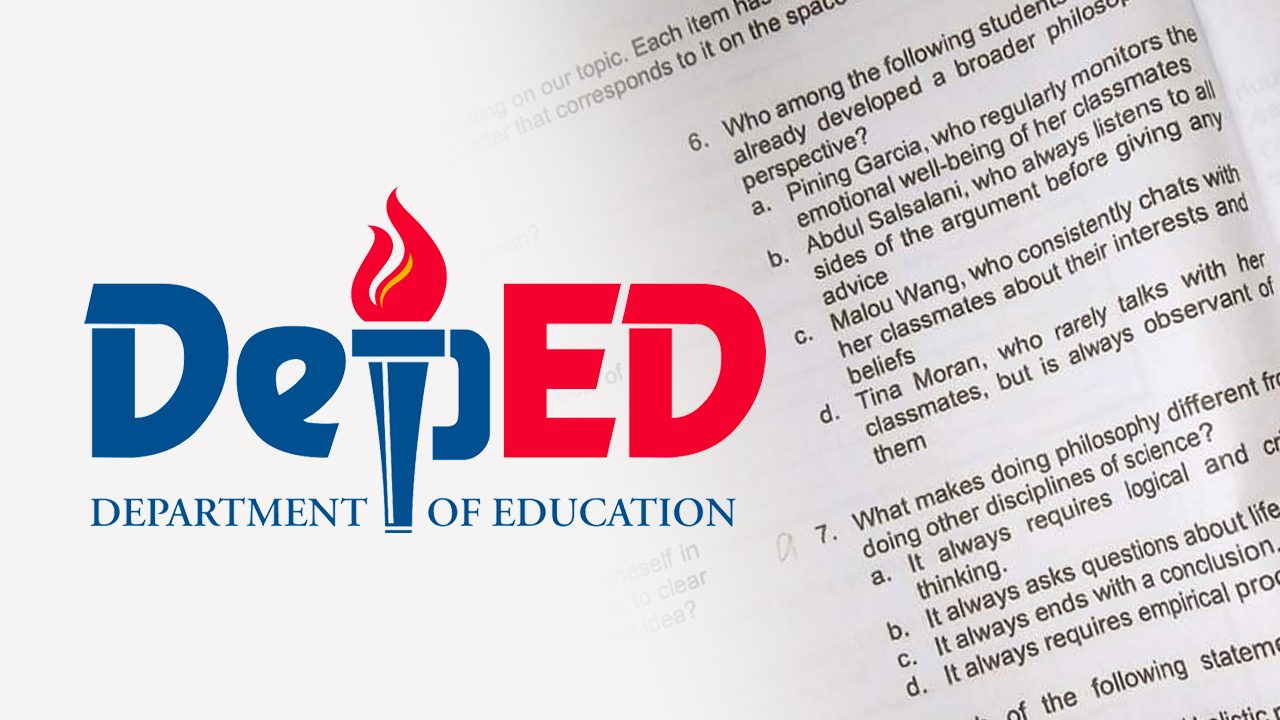 DepEd disowns viral photo of learning material that uses ‘dirty names’